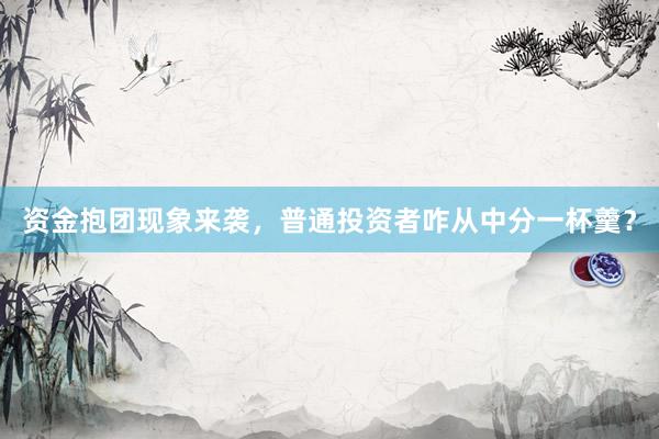 资金抱团现象来袭，普通投资者咋从中分一杯羹？