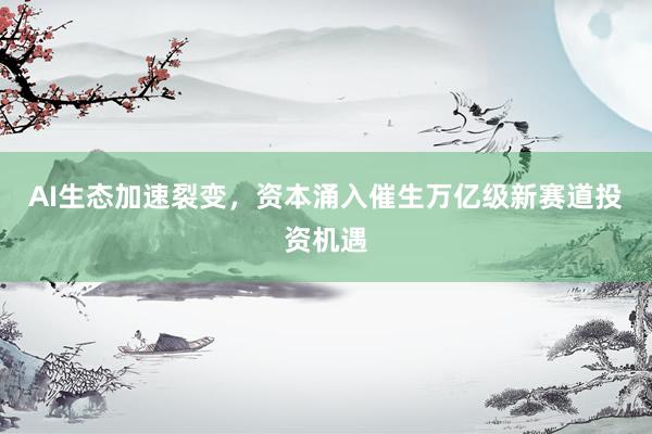 AI生态加速裂变，资本涌入催生万亿级新赛道投资机遇