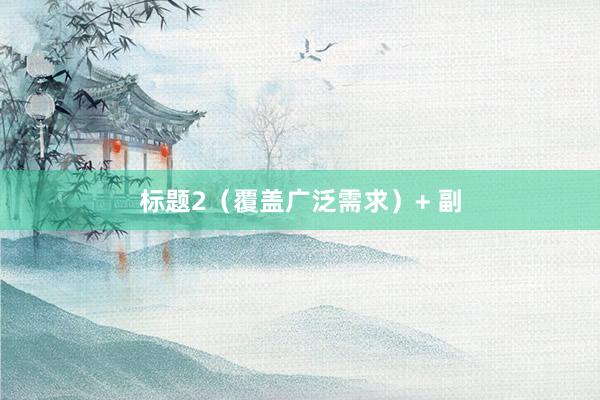 标题2（覆盖广泛需求）+ 副